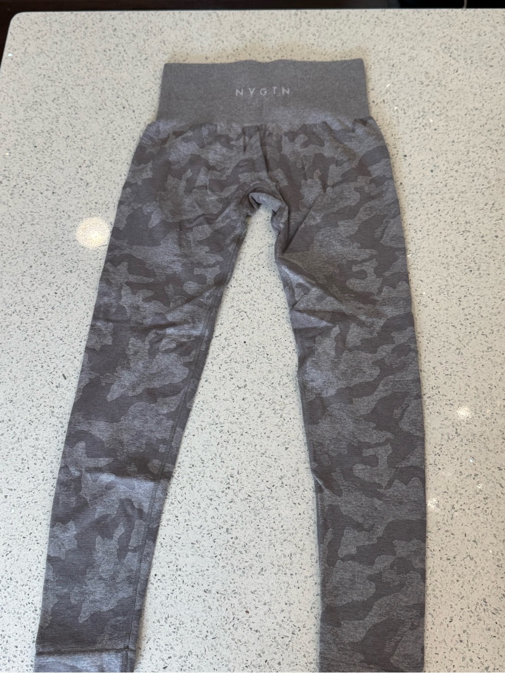 NVGTN Gray Camo High-Waist Leggings